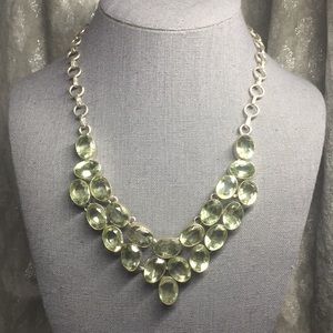 Green Amethyst Necklace